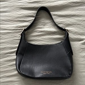 Kate Spade Black Pebbled Leather Shoulder Bag